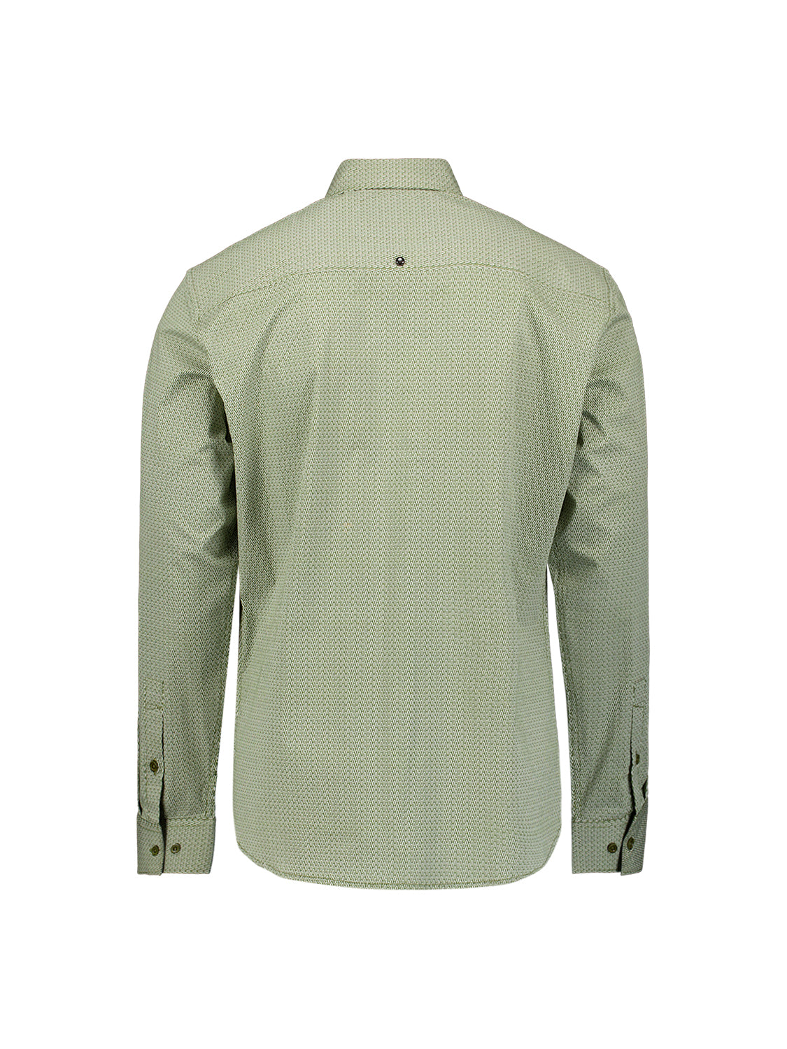 Fine Geometric Shirt | Moss
