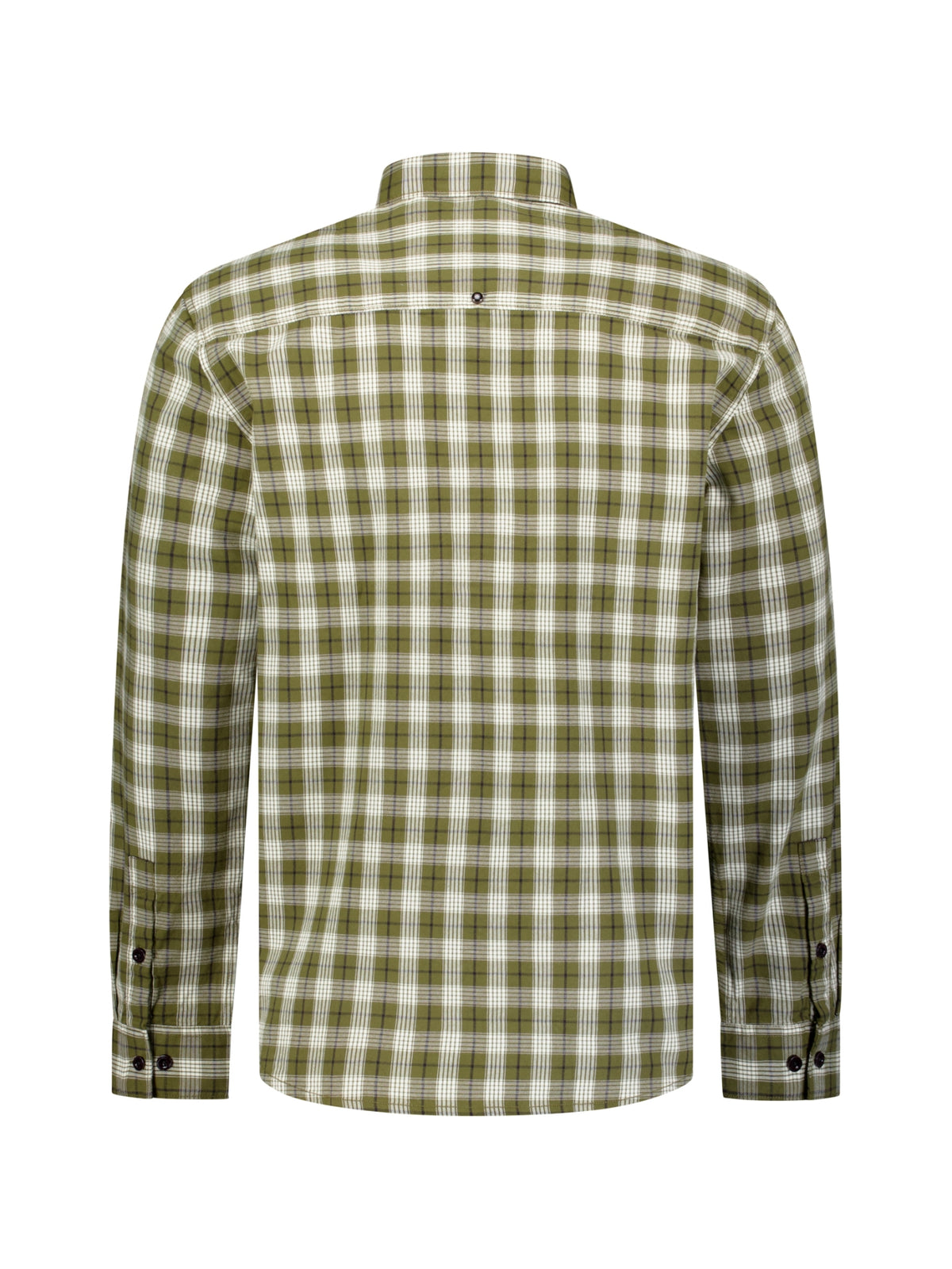 Cotton Check Shirt | Moss