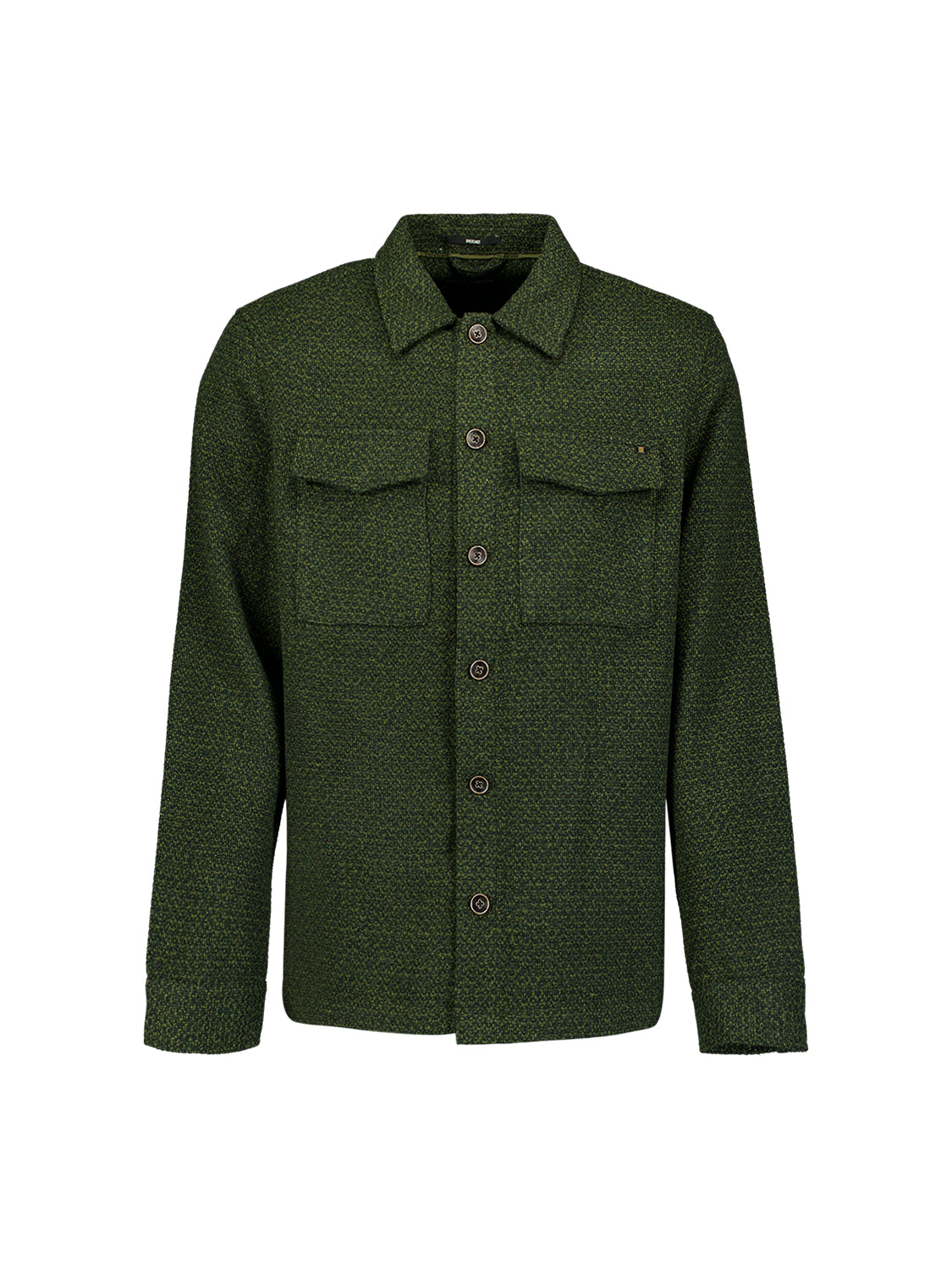 Tweed Overshirt | Moss
