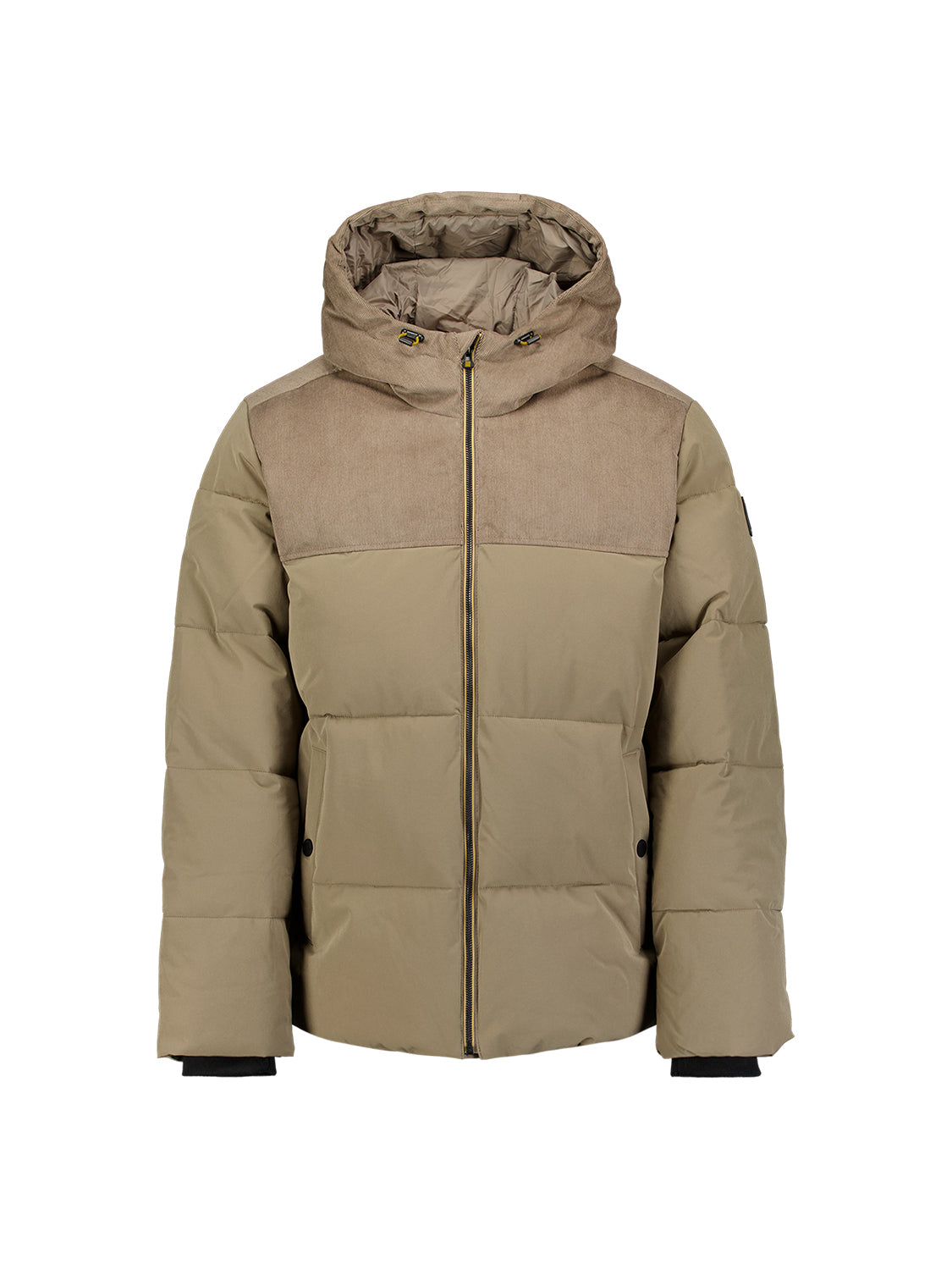 Corduroy puffer jacket | Mud