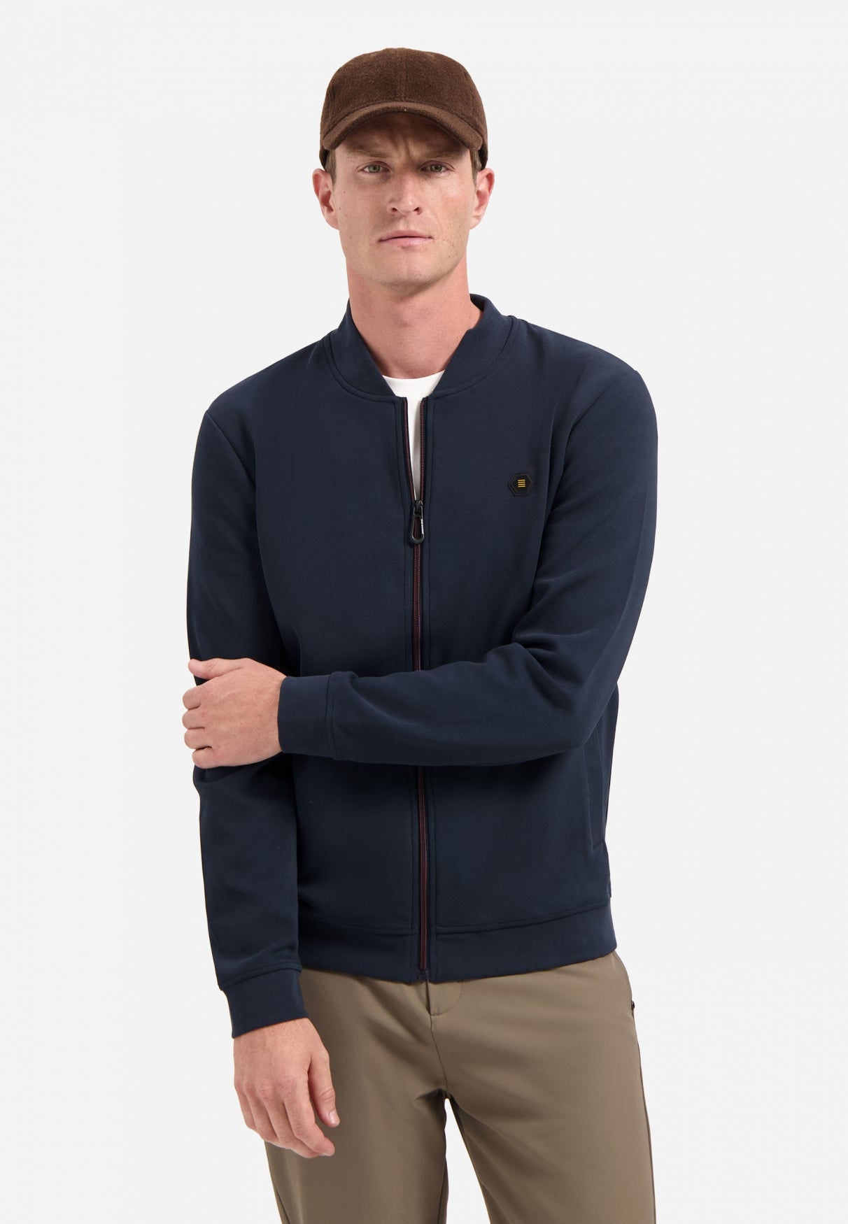 Timeless Basics Zip Cardigan | Night
