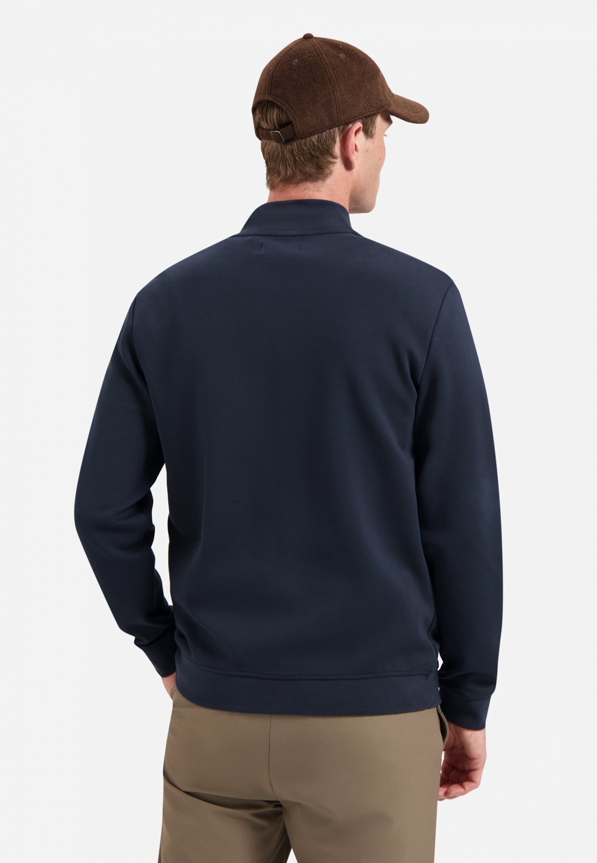 Timeless Basics Zip Cardigan | Night