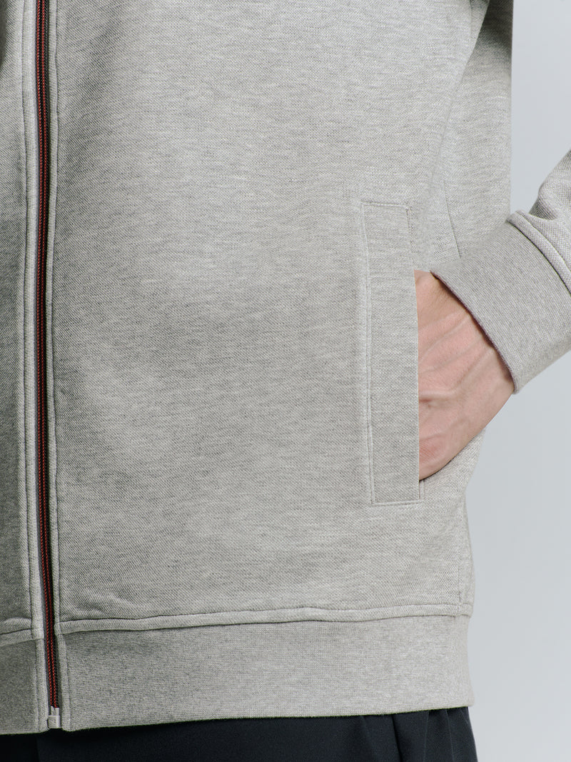 Timeless Basics Bomber Vest | Grey Melange