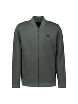 Timeless Basics Zip Cardigan | Dark Steel