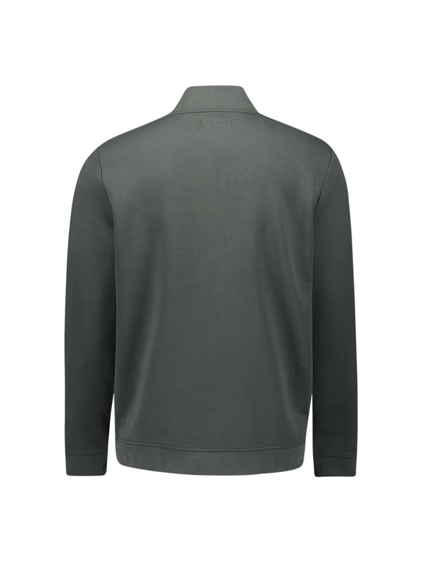 Timeless Basics Zip Cardigan | Dark Steel