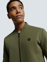 Timeless Basics Bomber Vest | Dark Moss