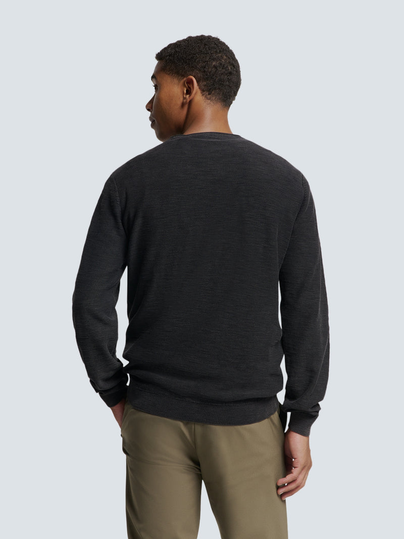 Timeless Basics Crew Sweater | Black