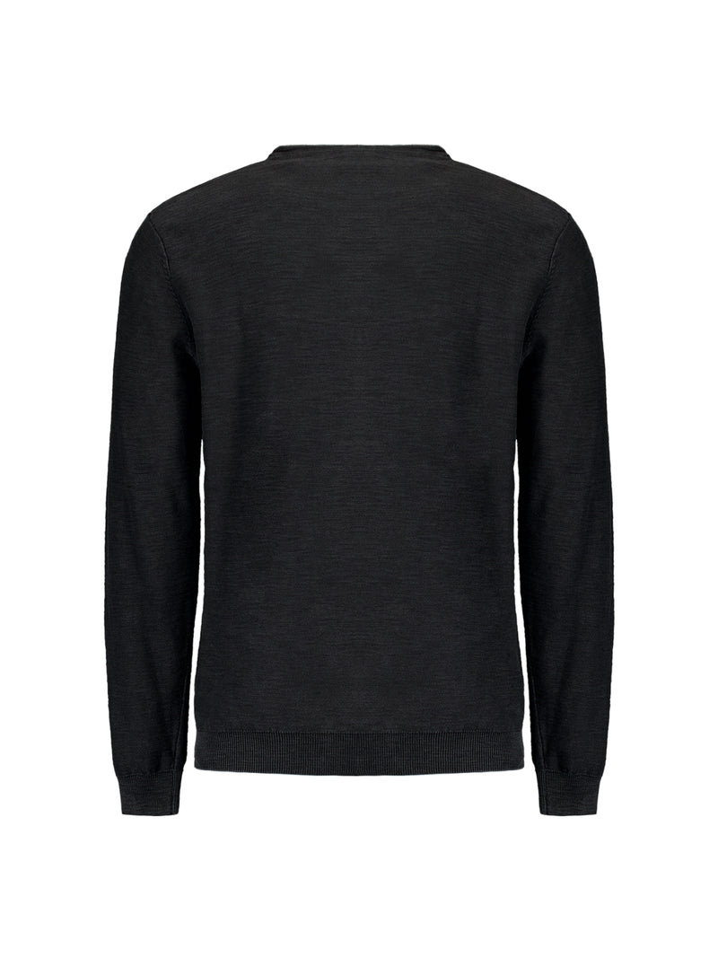 Timeless Basics Crew Sweater | Black