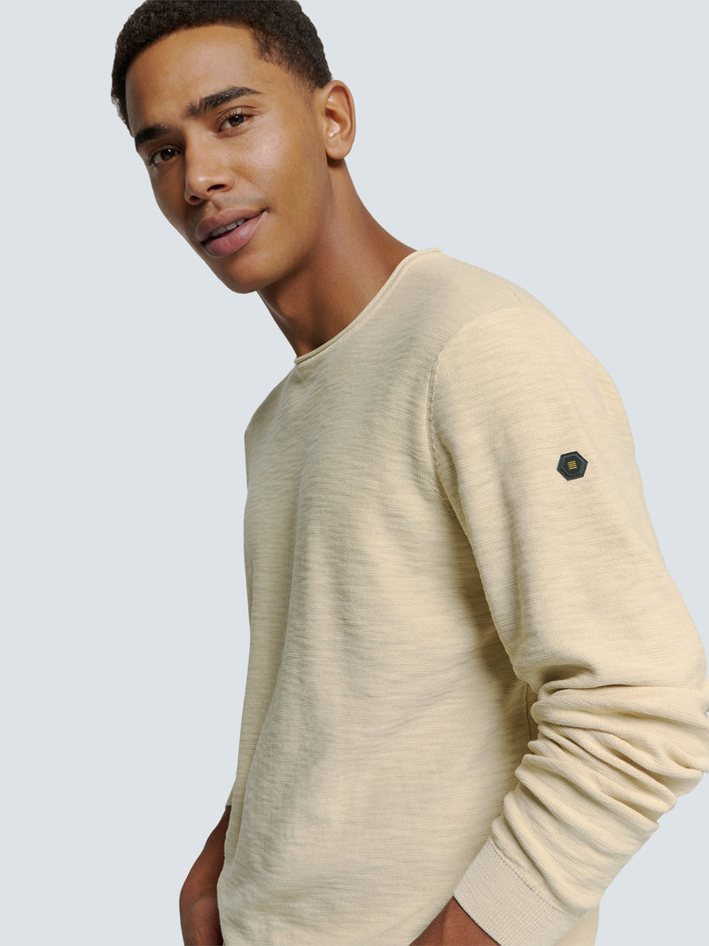 Timeless Basics Crew Sweater | Cement