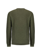 Timeless Basics Crew Sweater | Dark Moss