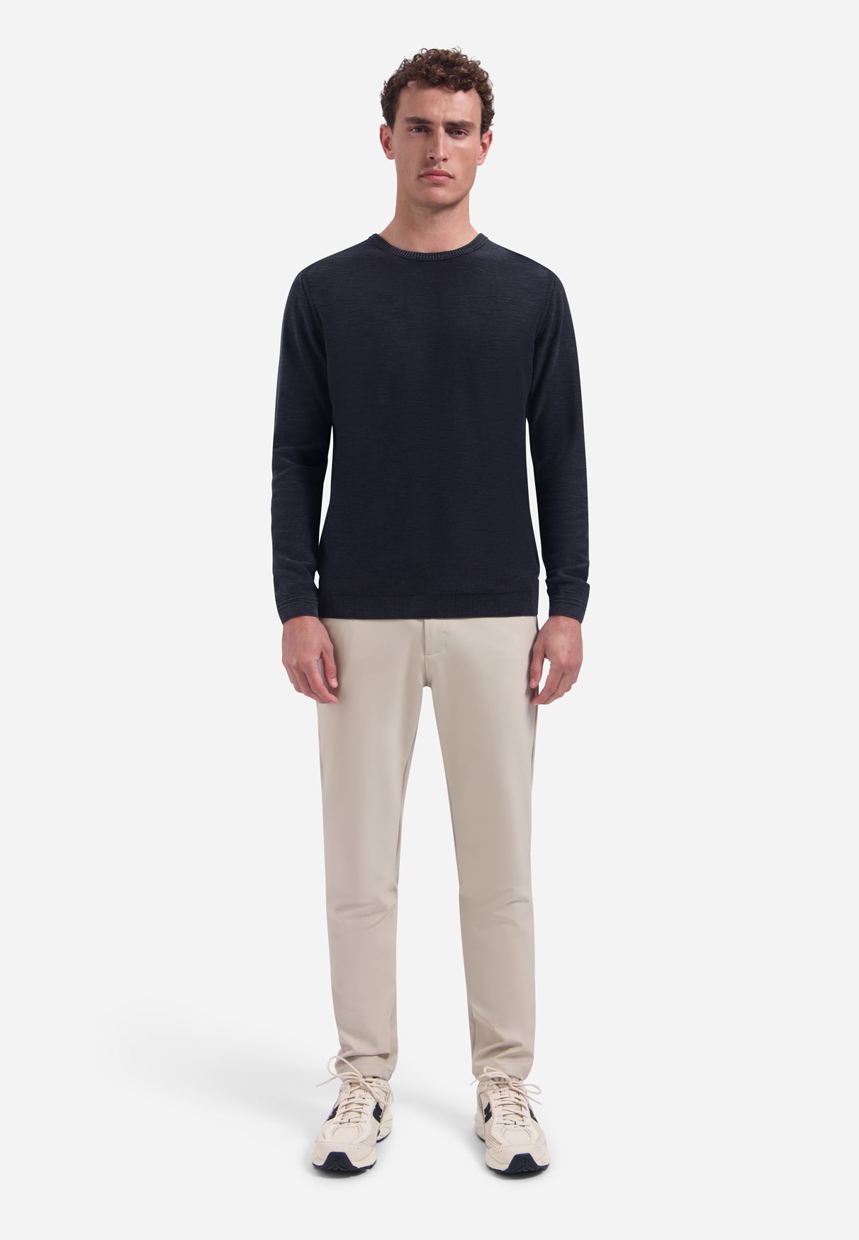Timeless Basics Stone Washed Jumper | Black