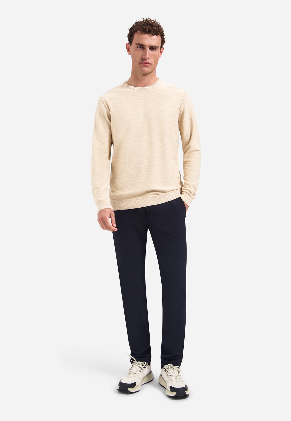 Timeless Basics Stone Washed Jumper | Cement