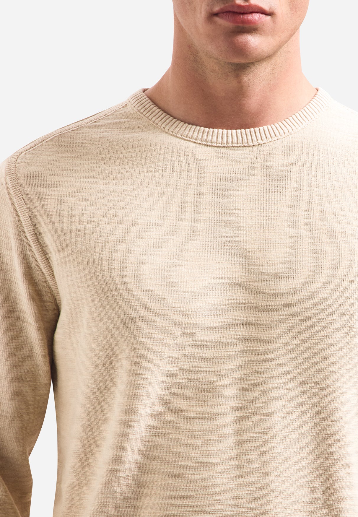 Timeless Basics Stone Washed Jumper | Cement
