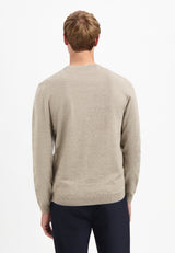 Timeless Basics Melange Jumper | Sand