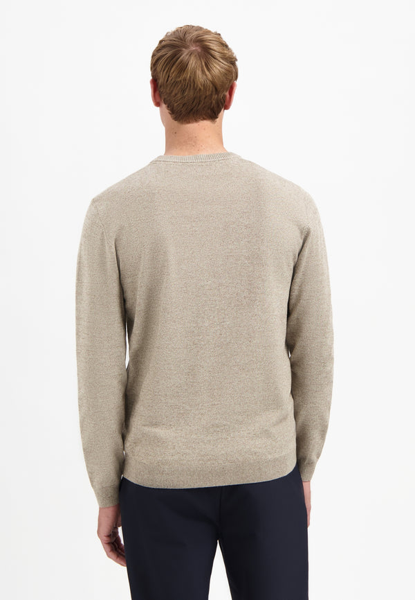 Timeless Basics Melange Jumper | Sand