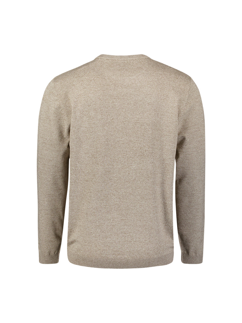 Timeless Basics Melange Jumper | Sand