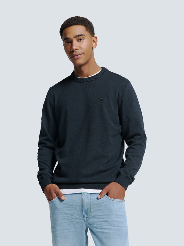 Timeless Basics Two-Tone Sweater | Night