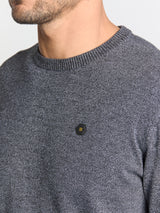 Timeless Basics Two-Tone Sweater | Dusty Blue