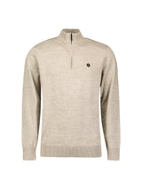 Timeless Basics Half Zip Jumper | Sand