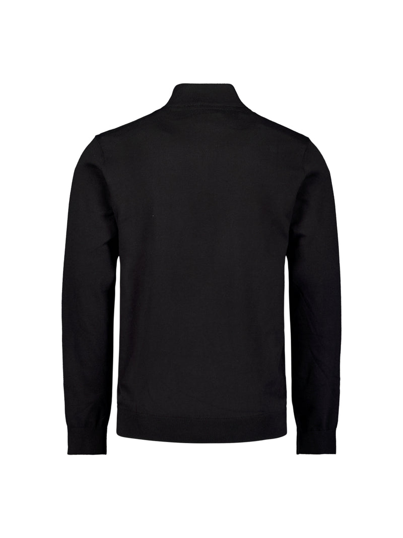 Timeless Basics Half-Zip Sweater | Black