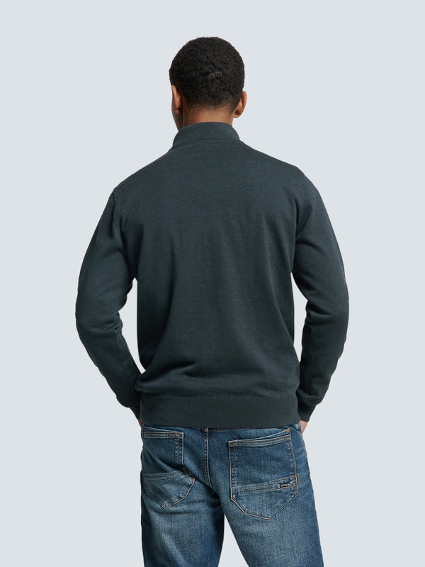 Timeless Basics Half-Zip Sweater | Night