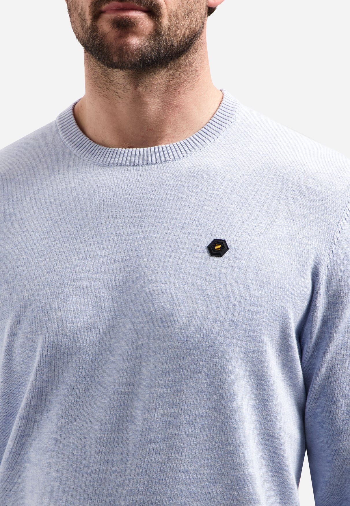 Timeless Basics Melange Jumper | Blue