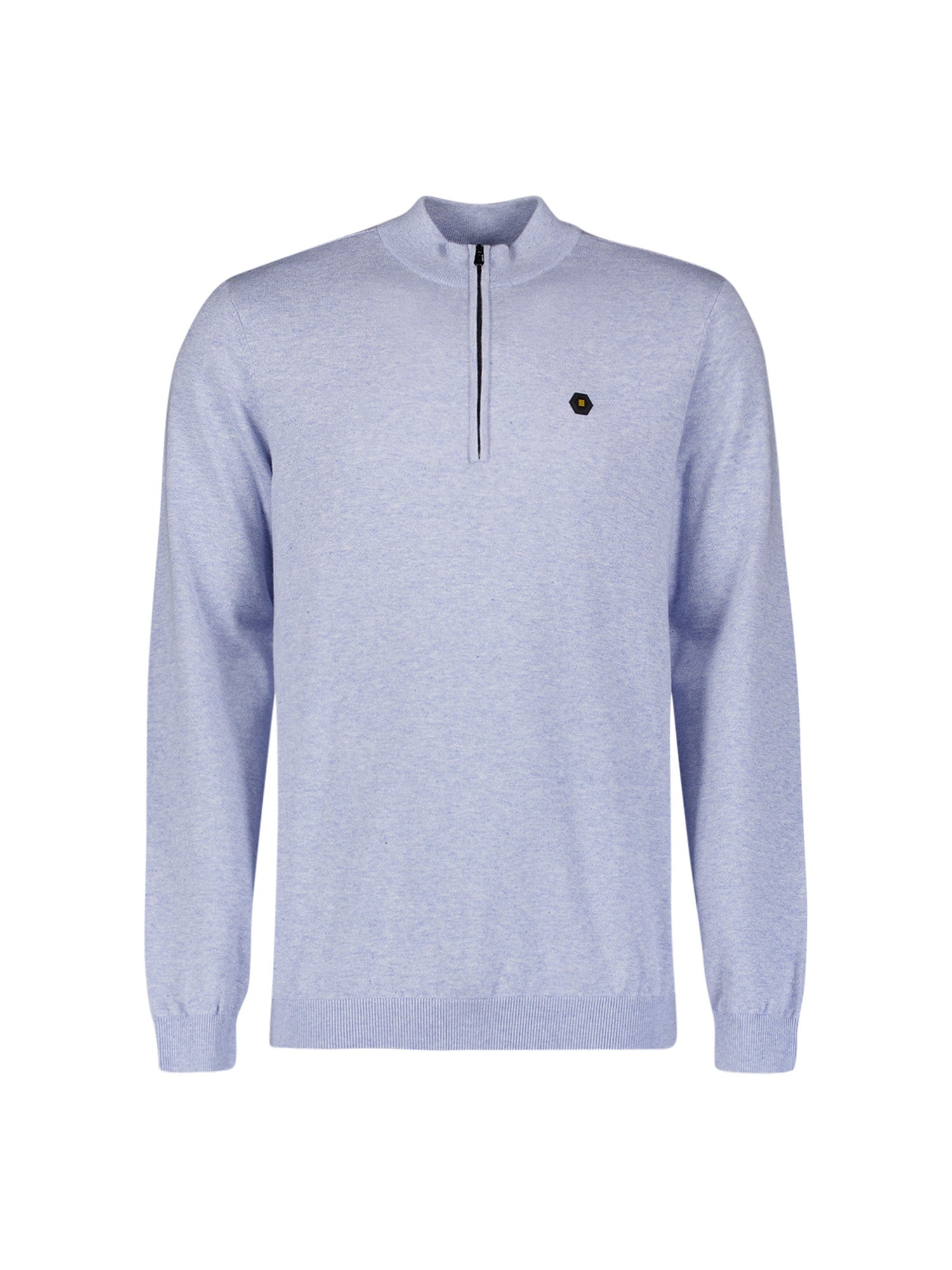 Timeless Basics Half Zip Jumper | Blue