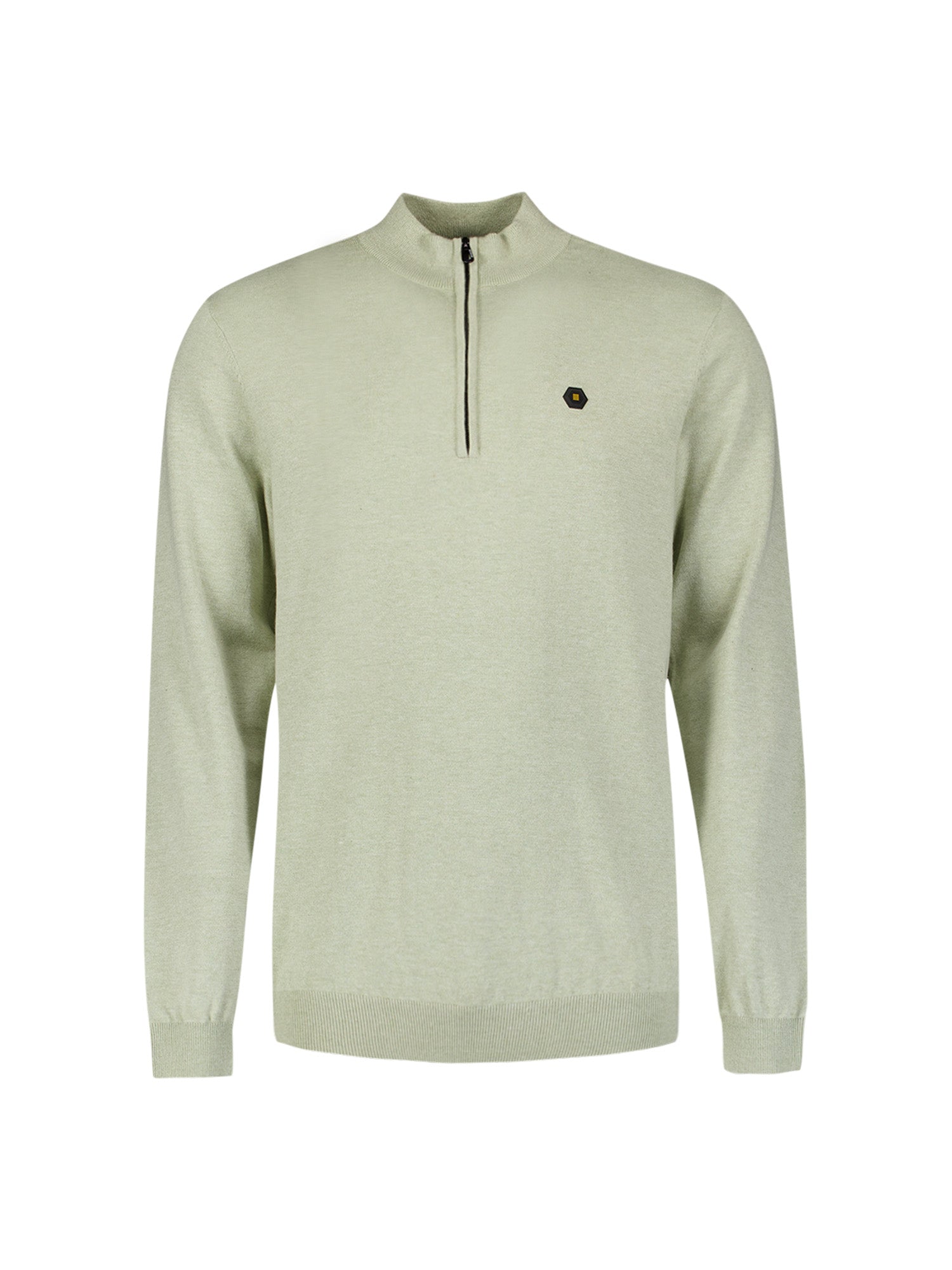 Timeless Basics Half Zip Jumper | Green