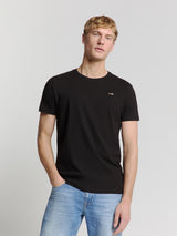 T-Shirt Crewneck Solid Basic | Black