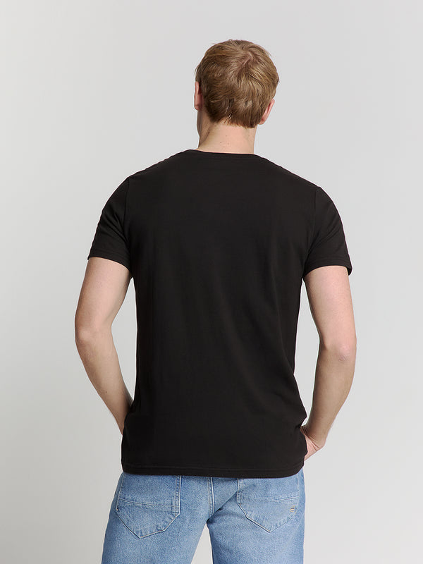 Timeless Basics Round Neck T-shirt | Black