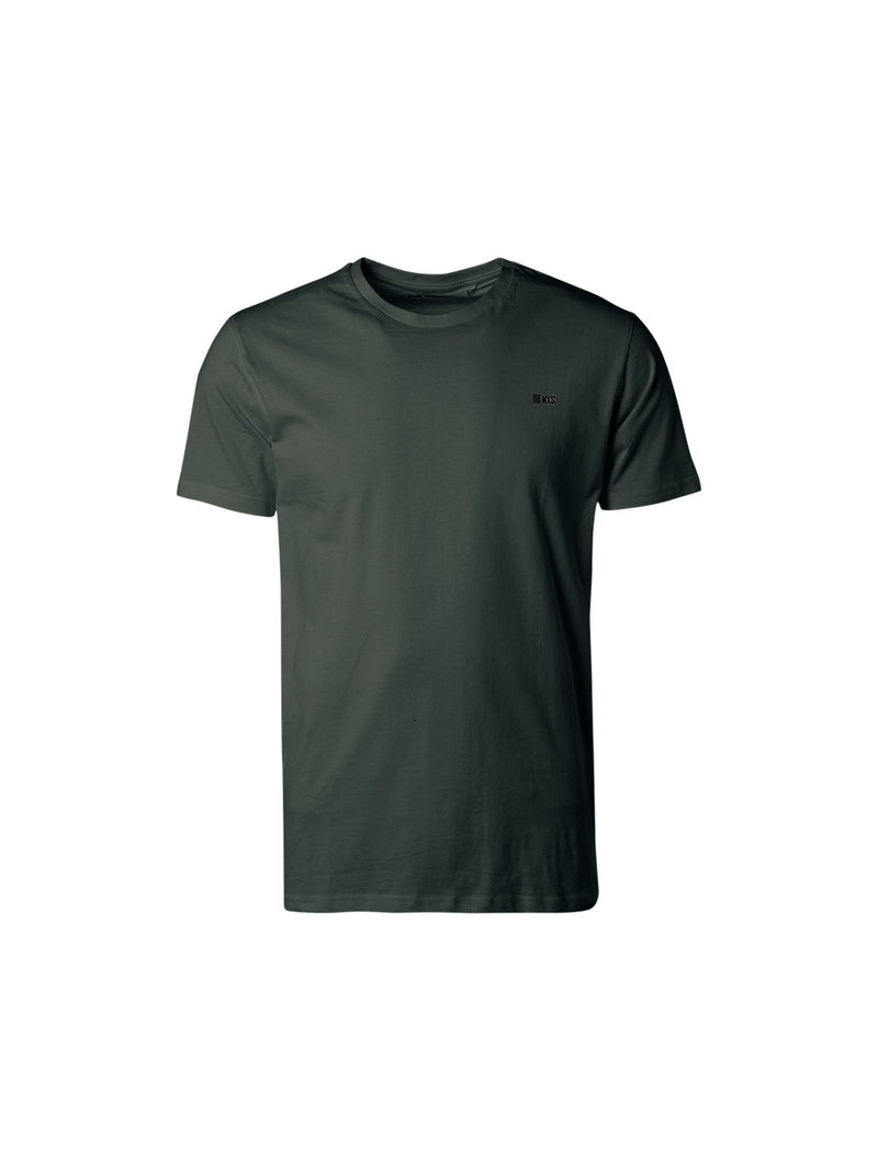 T-Shirt Crewneck Solid Basic | Dark Steel