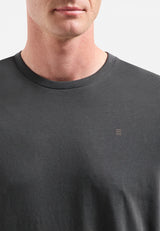 Timeless Basics Round Neck T-shirt | Dark Steel