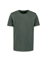 Timeless Basics Round Neck Detail T-Shirt | Dark Steel