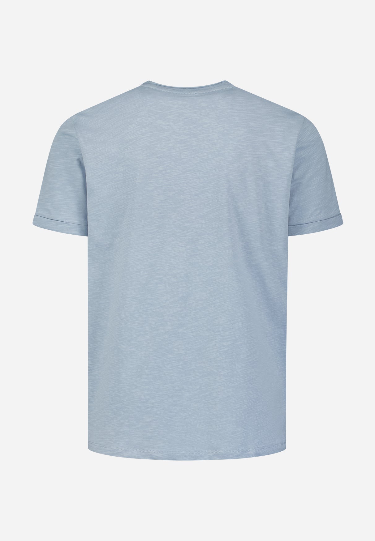 Timeless Basics Round Neck T-Shirt | Dusty Blue