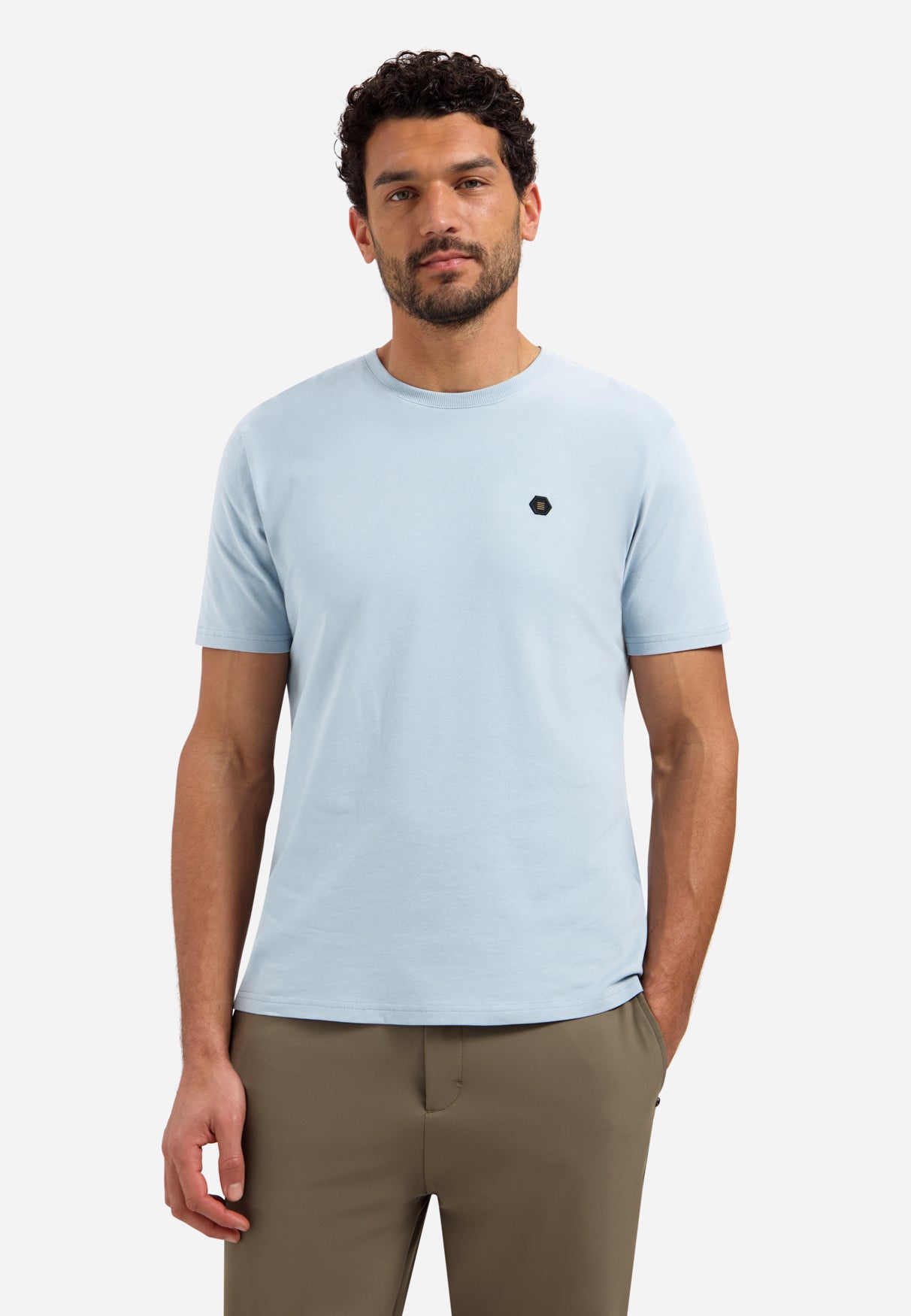 Timeless Basics Soft T-shirt | Dusty Blue