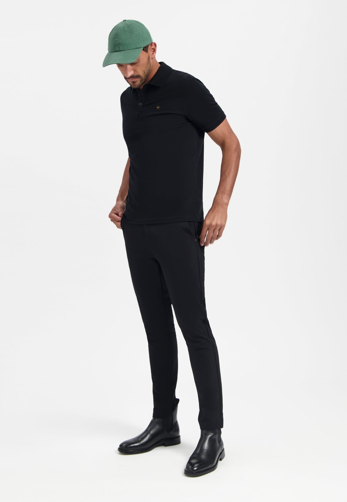 Timeless Basics Polo | Black