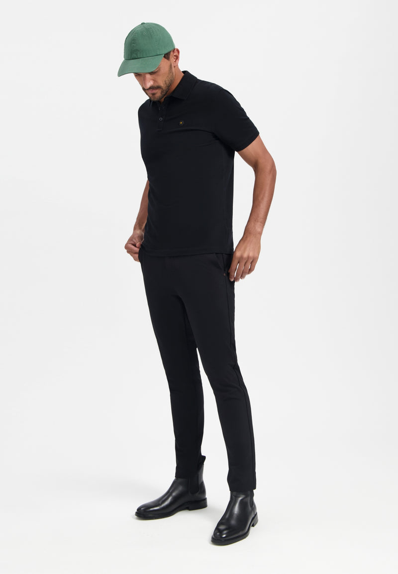 Timeless Basics Polo | Black