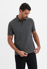 Timeless Basics Polo | Dark Steel