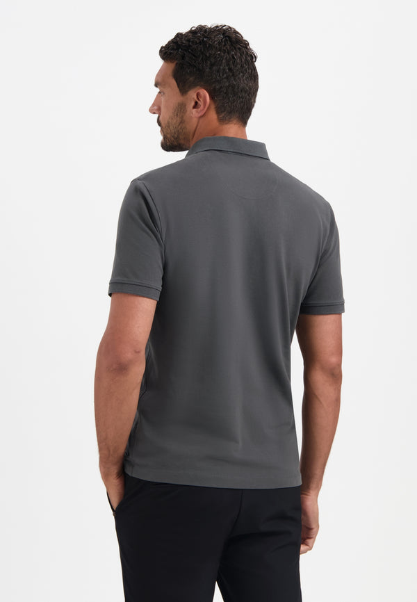 Timeless Basic Polo | Dark Steel