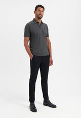 Timeless Basics Polo | Dark Steel