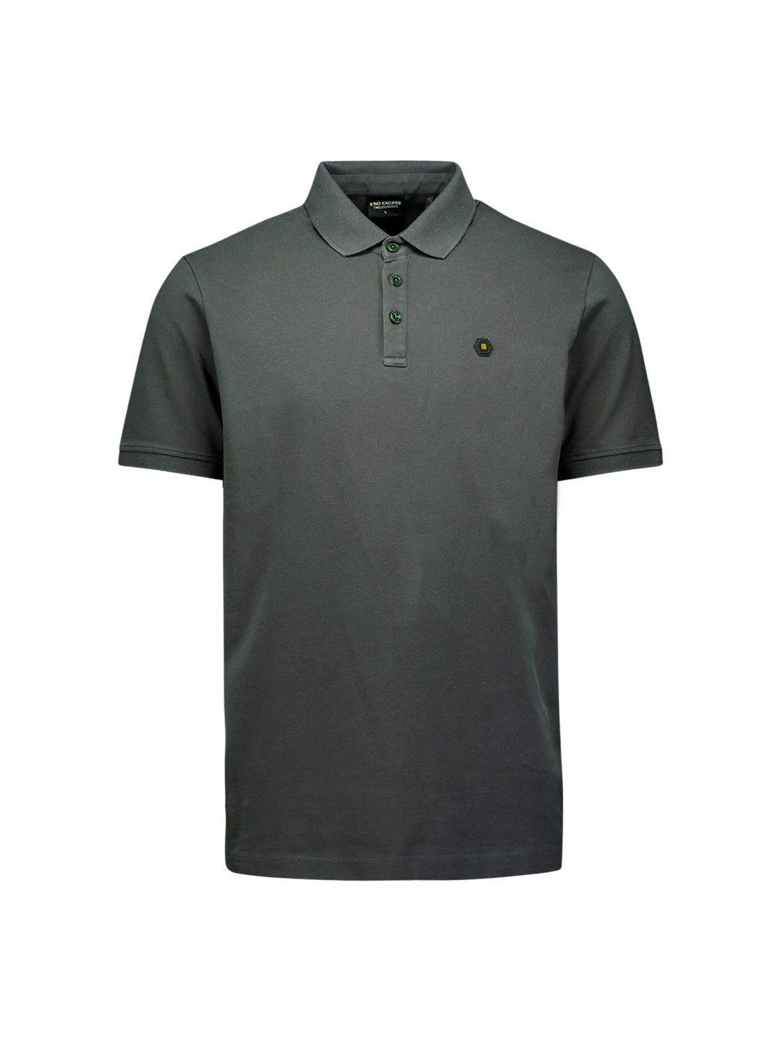 Timeless Basics Polo | Dark Steel