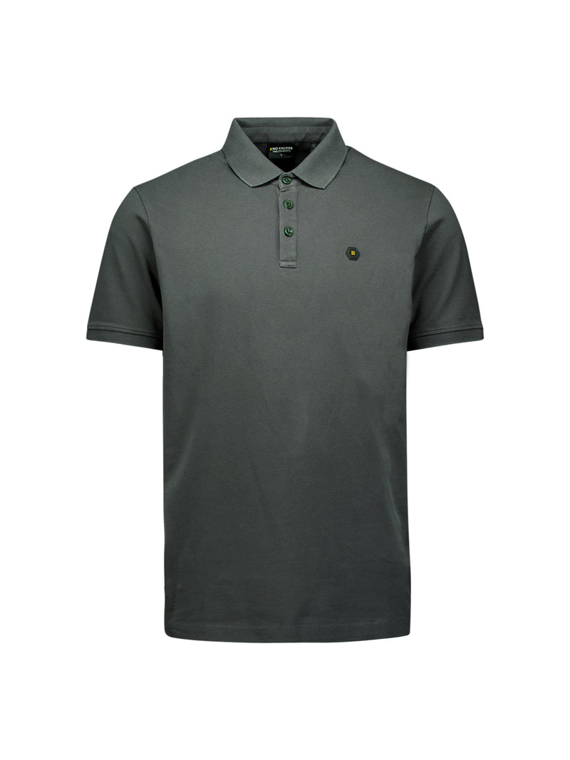 Timeless Basics Polo | Dark Steel