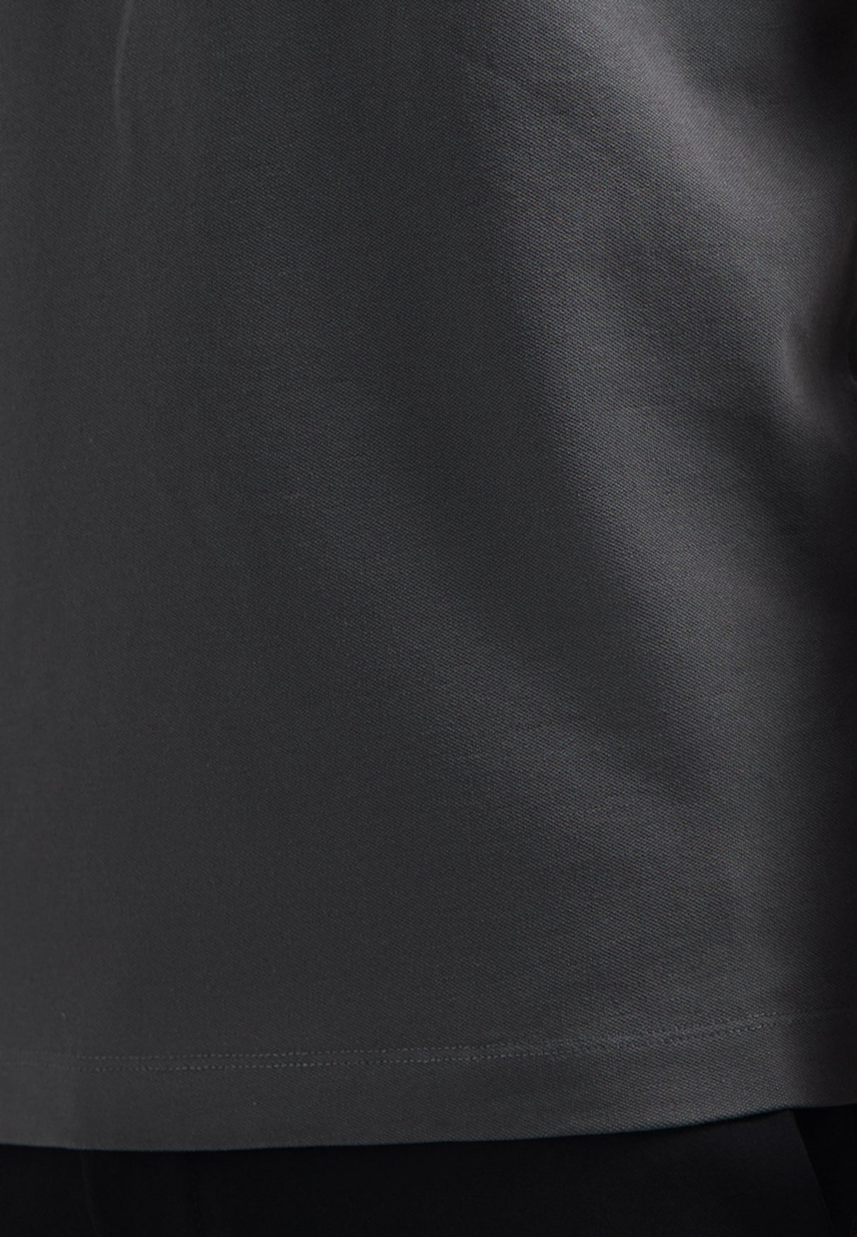 Timeless Basics Polo | Dark Steel