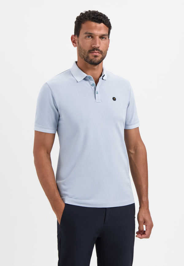Timeless Basic Polo | Dusty Blue