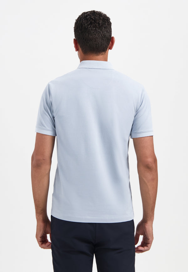 Timeless Basic Polo | Dusty Blue