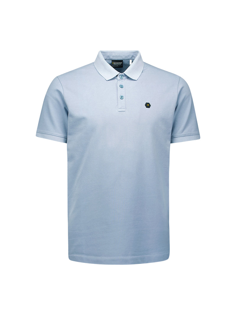 Timeless Basics Polo | Dusty Blue