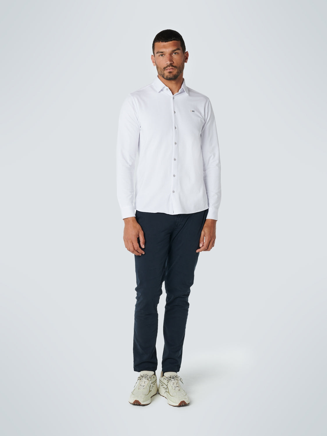 Shirt Jersey Stretch Solid | White