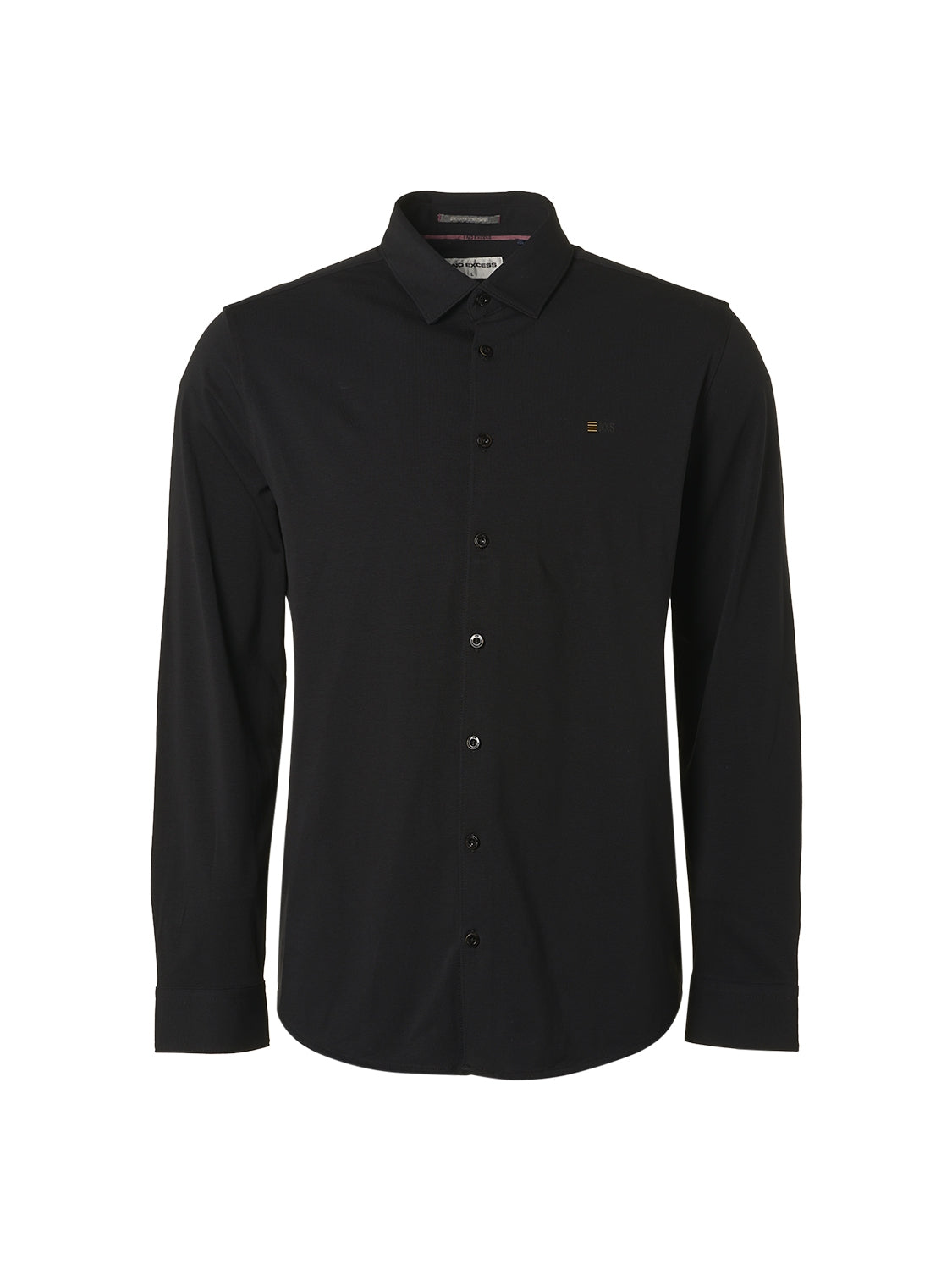 Shirt Jersey Stretch Solid | Black