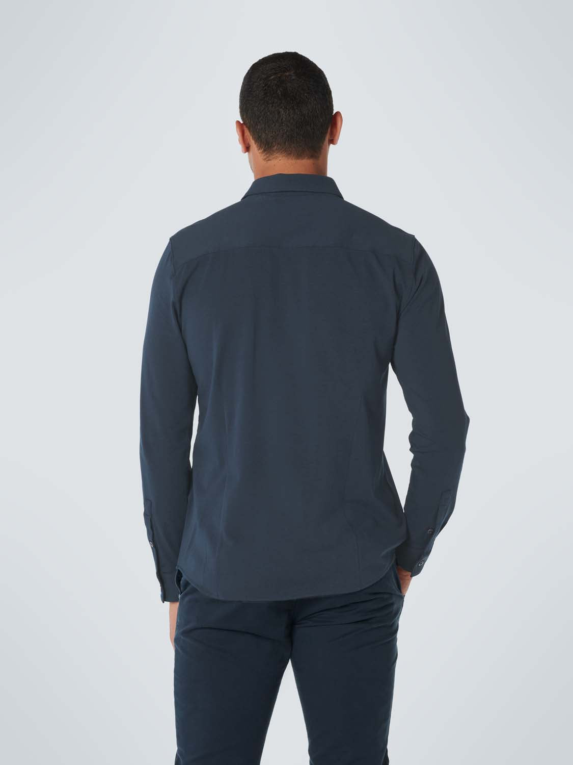 Shirt Jersey Stretch Solid | Ink