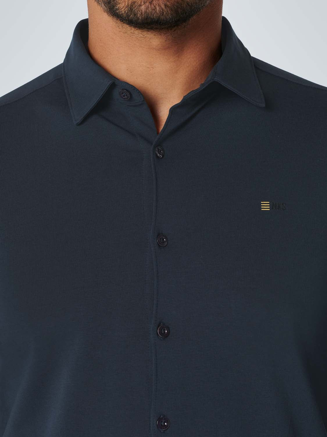 Shirt Jersey Stretch Solid | Ink